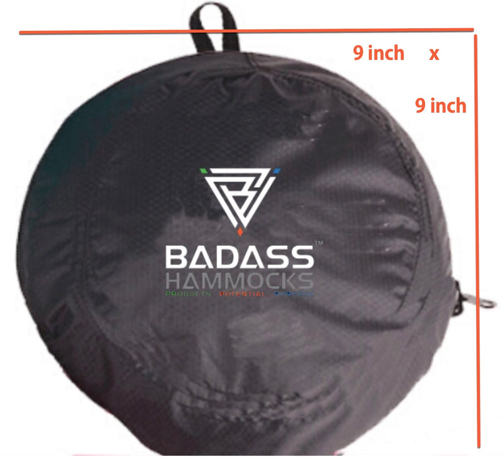 BADASS HAMMOCKS backpack package measurements