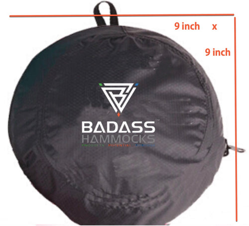 BADASS HAMMOCKS backpack package measurements