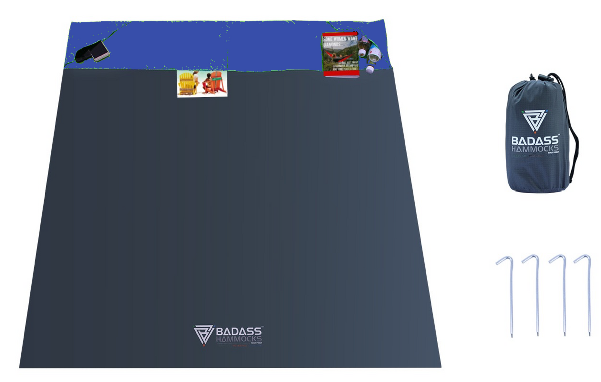 BADASS HAMMOCKS footprint blue