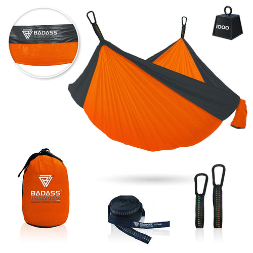 Badass Hammock 1000 Orange / Dark trim