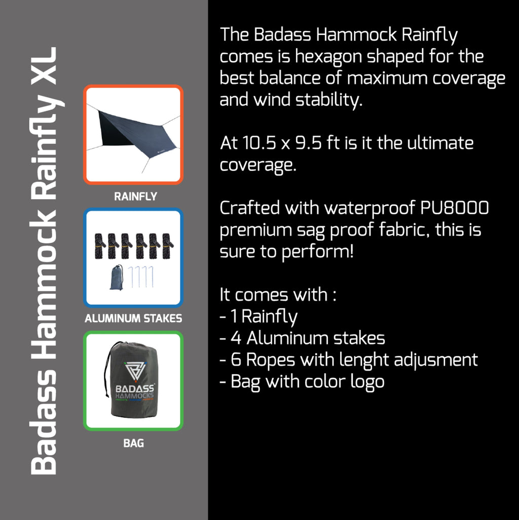 Badass Rainfly XL insert card
