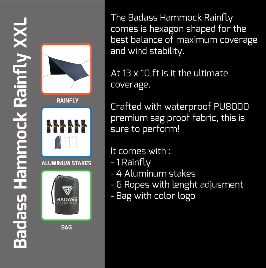 Badass Rainfly XXL insert card
