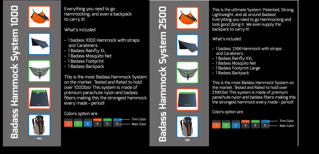 System 1000 and 2500 cards