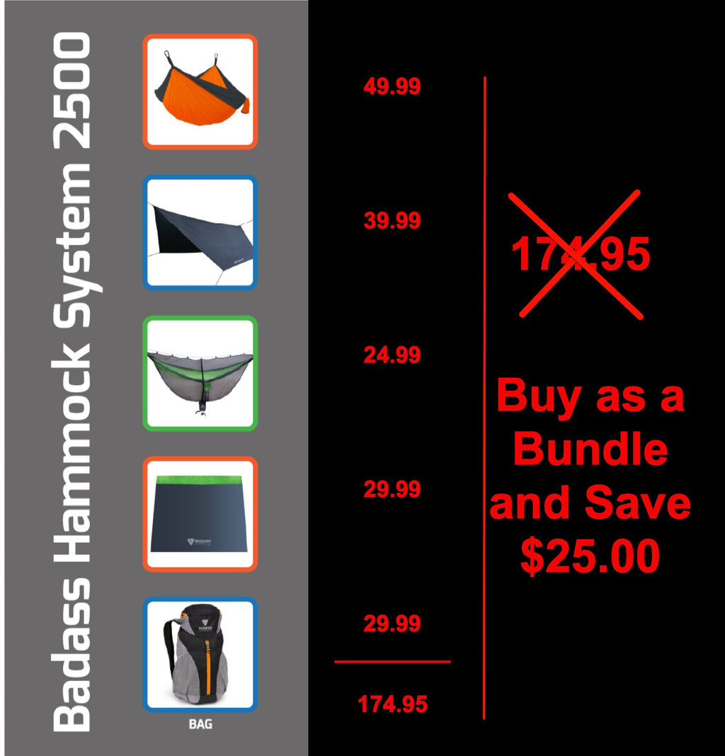 Badass Hammock 2500 System savings