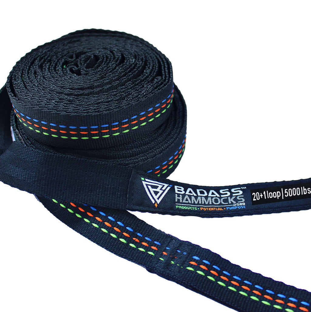 BADASS HAMMOCKS 5000 lb tree straps